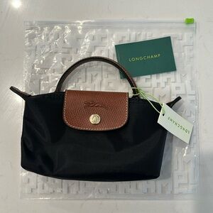 Longchamp le Pliage mini pouch